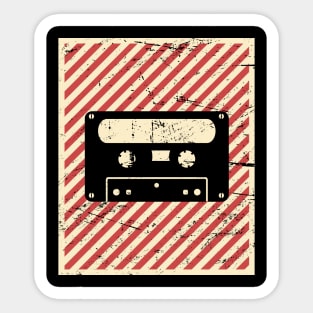 Vintage Style Cassette Poster Sticker